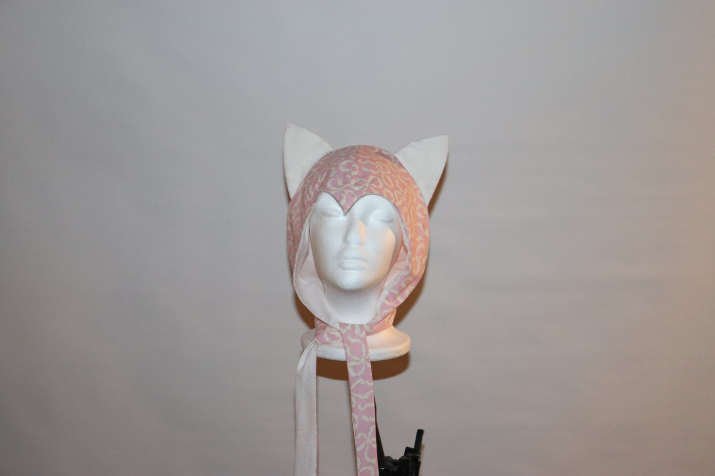 Pink Bow Cat Hat