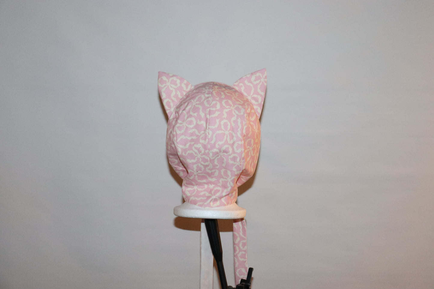 Pink Bow Cat Hat