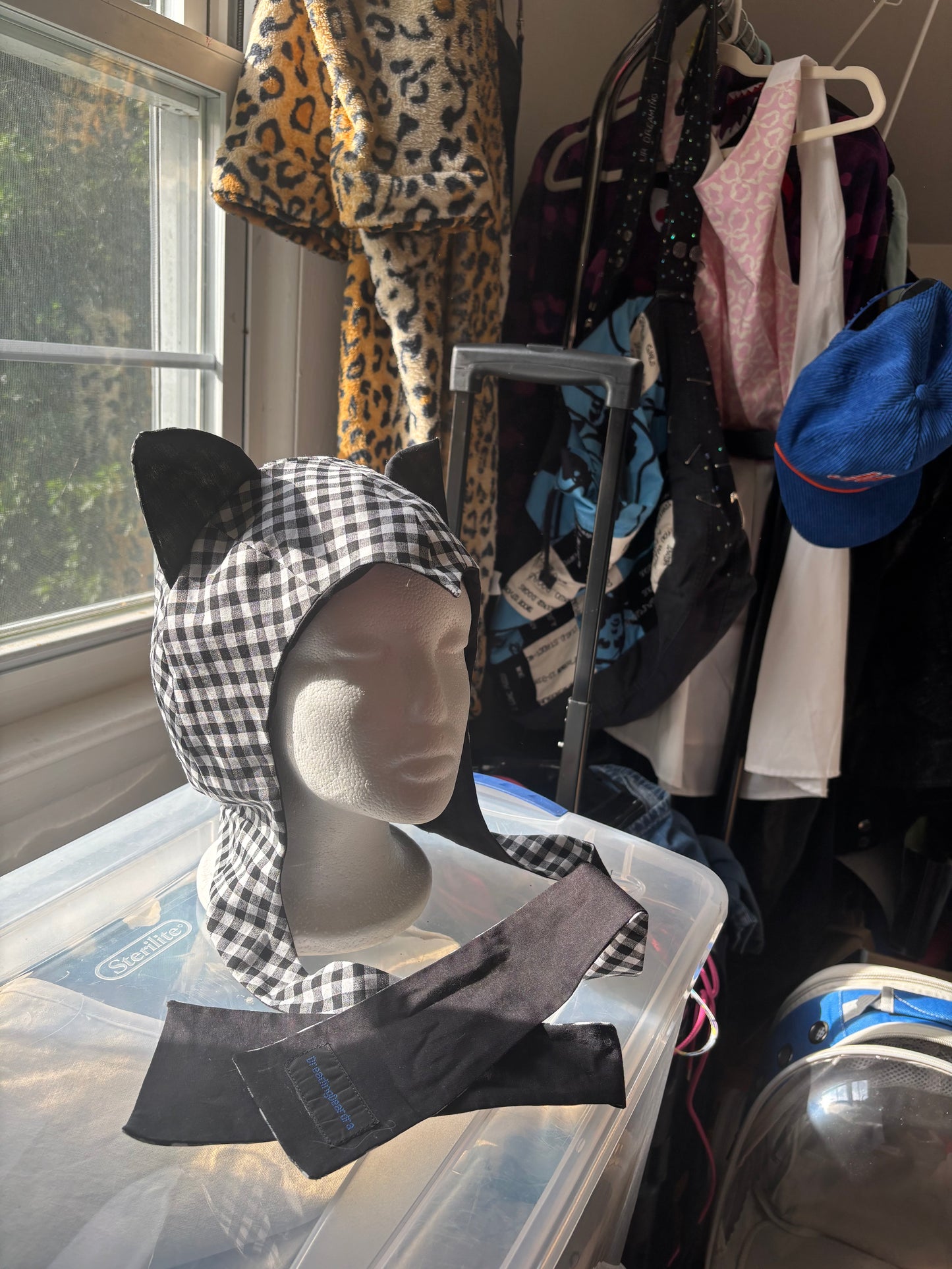 Checkered Cat Hat