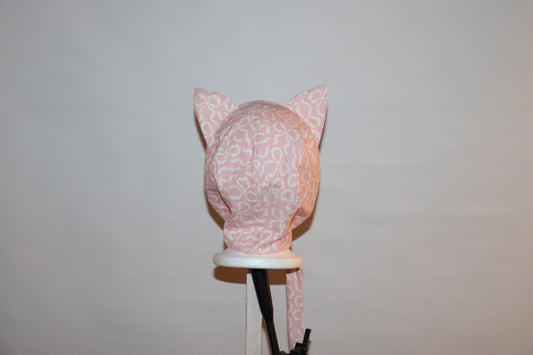 Pink Bow Cat Hat